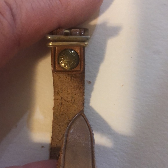 Authentic Louis Vuitton vachetta leather luggage tag 0013 - Picture 8 of 8